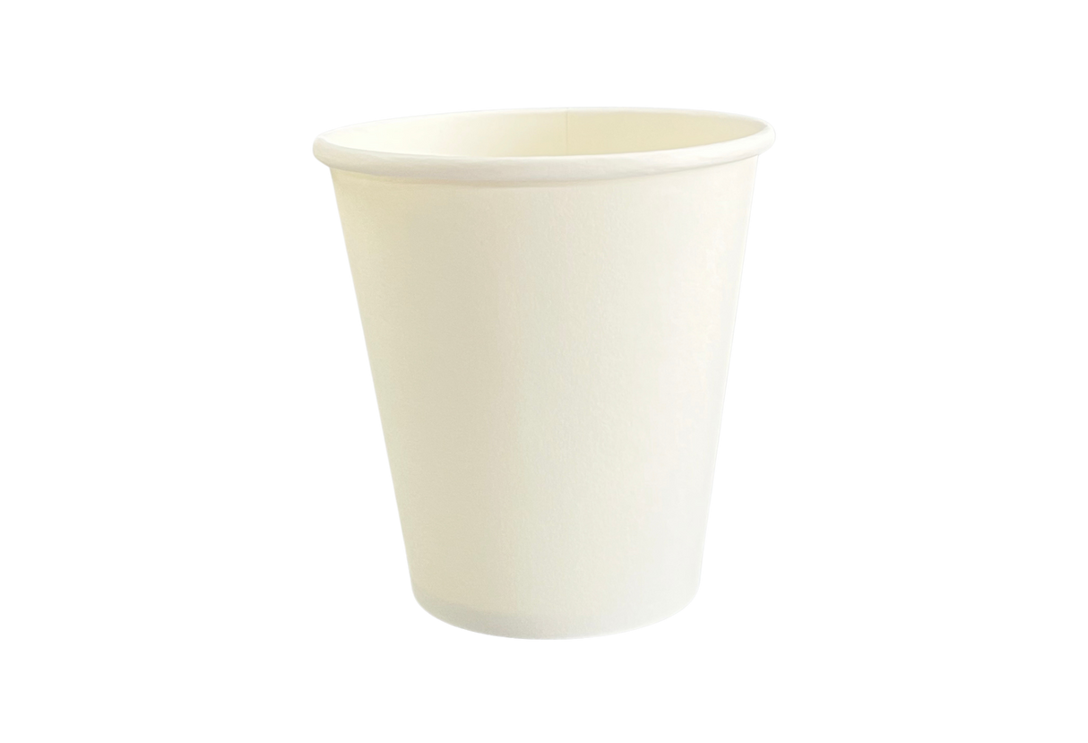 10oz White Paper Hot Cups - 1000 pcs