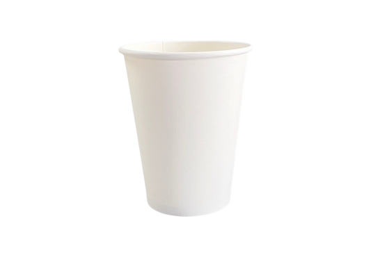12oz White Paper Hot Cups - 1000 pcs