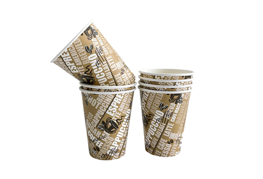 12oz Printed Paper Cups - 1000 pcs
