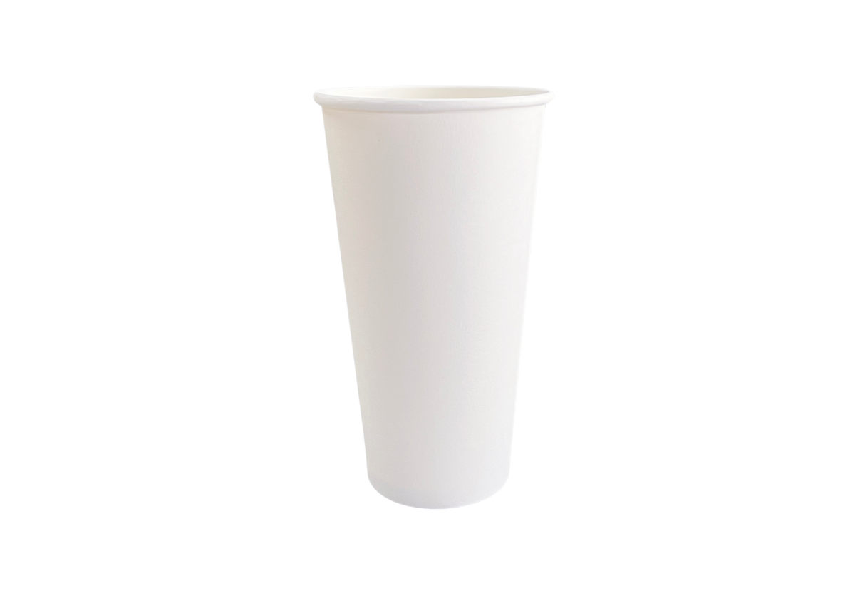 16oz White Paper Hot Cups - 1000 pcs
