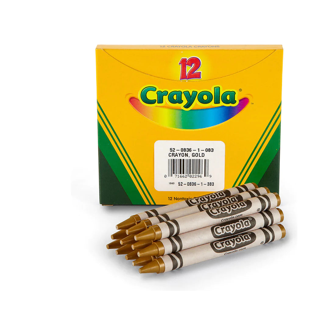 Crayola Bulk Crayons, Gold, 12 Count