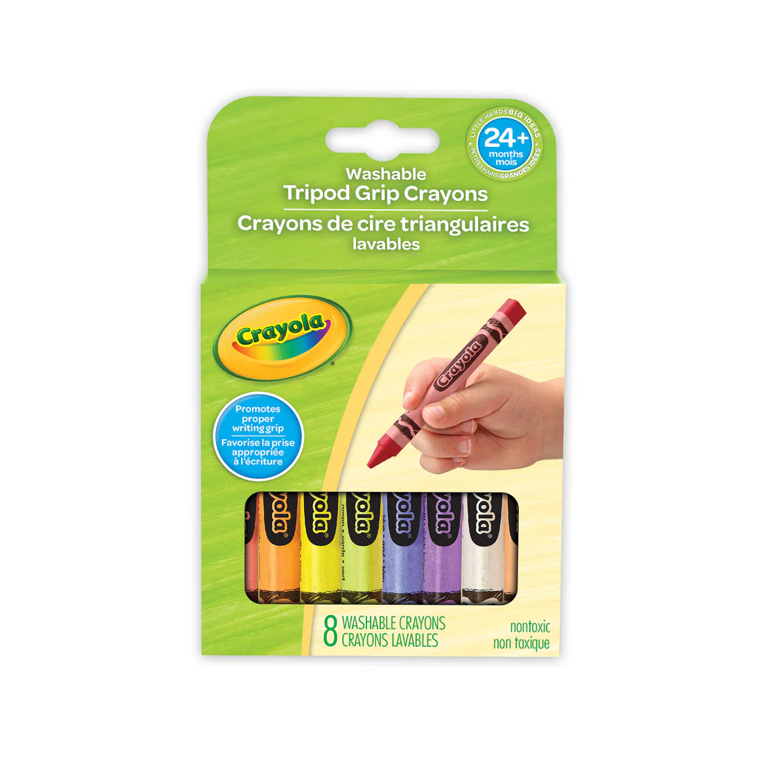 Crayola Washable Tripod Grip Crayons