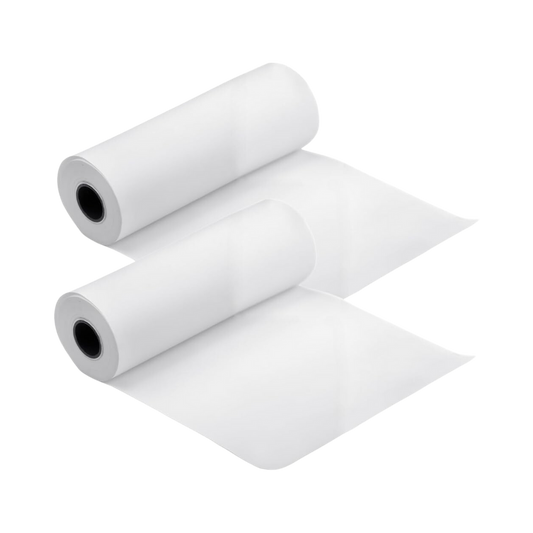 15" x 7" White Paper Roll - 1 Roll