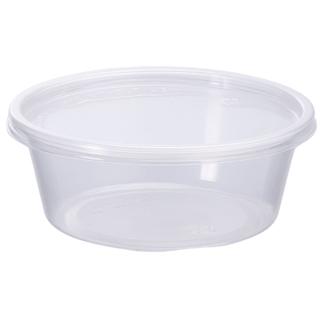 8oz Heavy Deli Container Combo - 240 Sets