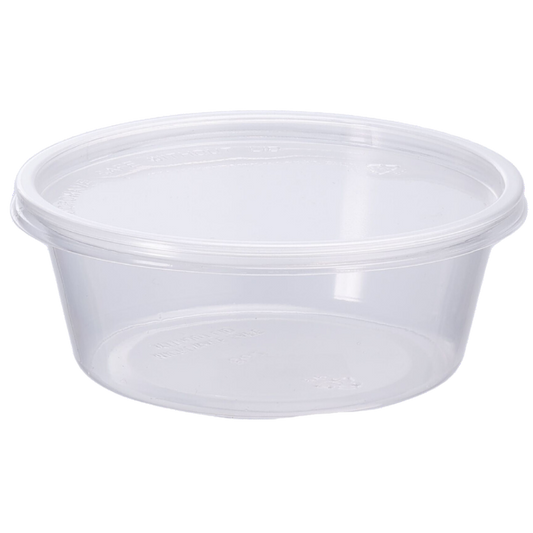 8oz Heavy Deli Container Combo - 240 Sets