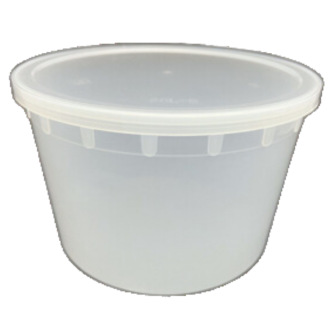 64oz Heavy Deli Containers Combo - 120 sets
