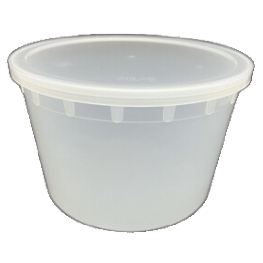 64oz Heavy Deli Containers Combo - 120 sets