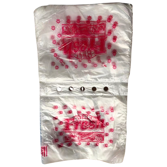 10" x 9"/ 8" x 10" High Density Printed Deli Bags - 2000 pcs