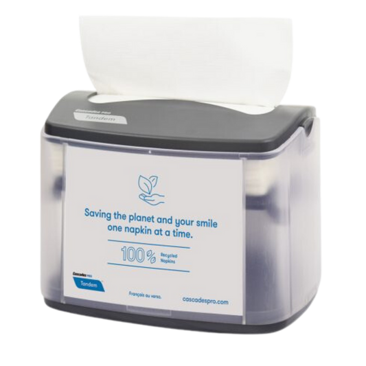 Clear Tabletop Dispenser For Interfold Napkins