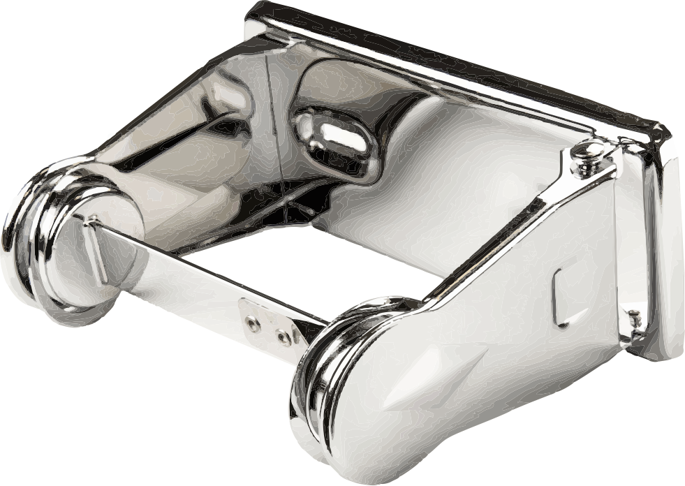 Metalic Single Roll Bathroom Tissue Dispenser