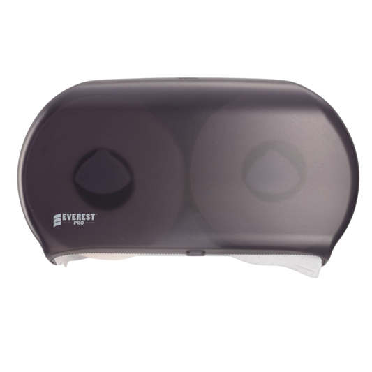 Double Roll Plastic Black Dispenser For JRT