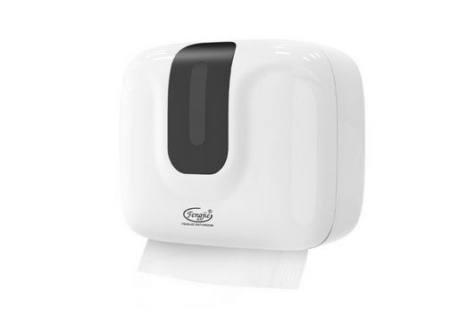 Plastic White Dispenser for Multifold Towel - 1 Unit