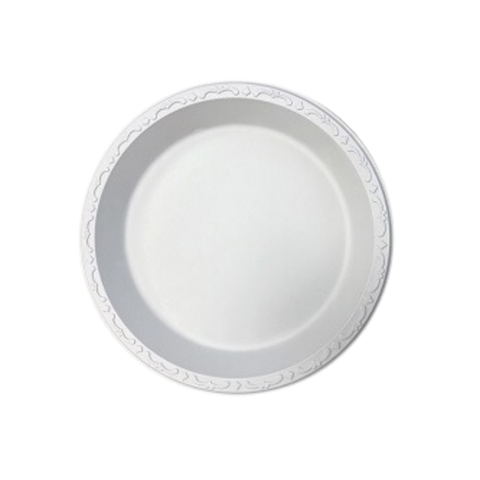 9" Round Pebble Plates - 200pcs
