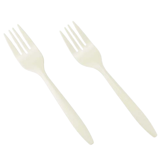 Bio-Based Medium Forks - 1000 pcs
