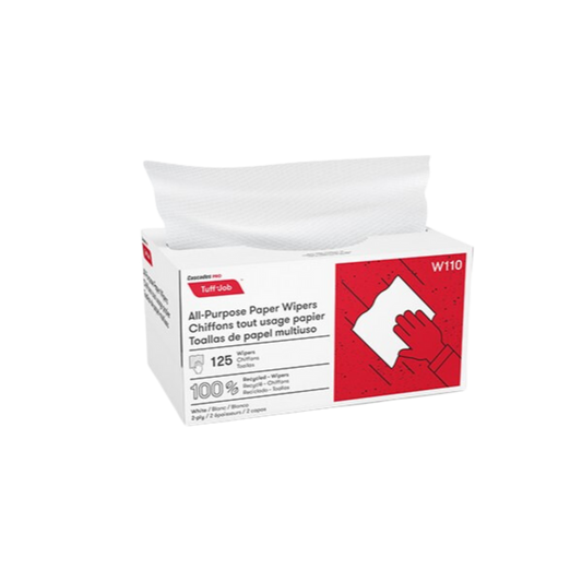 2ply All Pupose Paper Wipers - 125 /Box, 18box/case