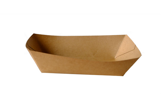 5lb Kraft Food Trays - 500pcs