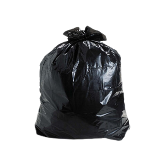 30" x 38" Strong Black Garbage Bags - 200 pcs