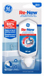 GE RE-NEW Silicone Sealant, White Kitchen and Bath, 80 ml Tube, Pack of 1 GE