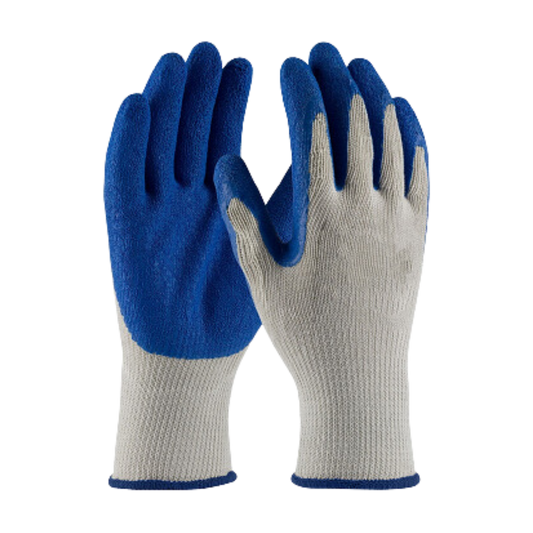 Medium Black Grip Latex Gloves  - 12 Pairs, 20 bag/cs