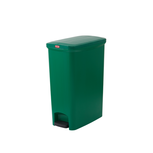 50L Green Svelte Step-on Container - 1 piece