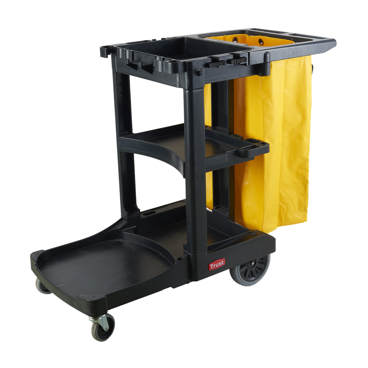 Black Cleaning Cart