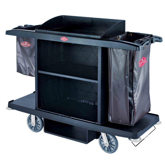 Housekeeping Cart Open Design without Doors - 1 Set