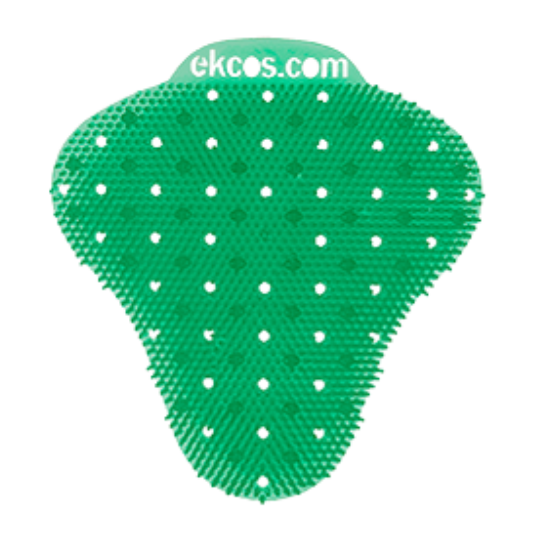 Dark Green Pine Urinal Screens, Lasts 60 Days - 2 pcs/bag, 6 bg/bx
