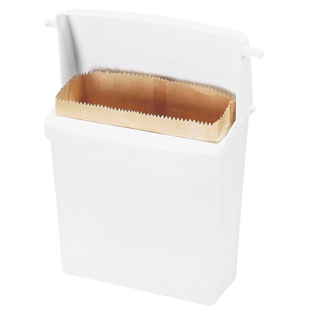 7" X 4" x 10" Brown Waxed Sanitation Bags - 500 pcs