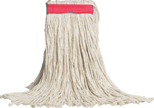 16oz Narrow Band Cotton Mop Heads - 1 Piece, 12pcs/bag