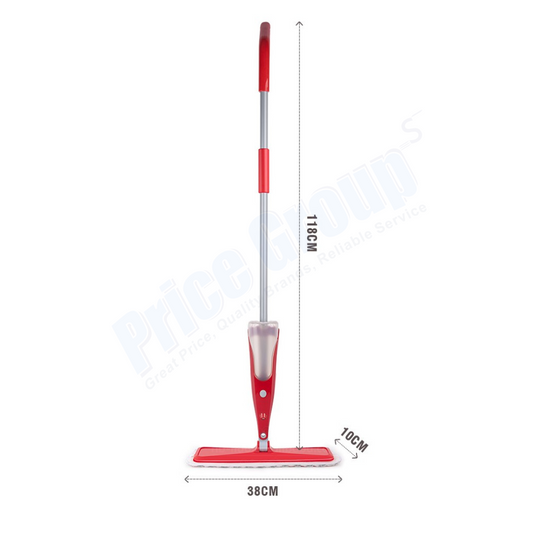 Spray Mop with 500ml removable bottle - 1 Set, 12 sets/cs