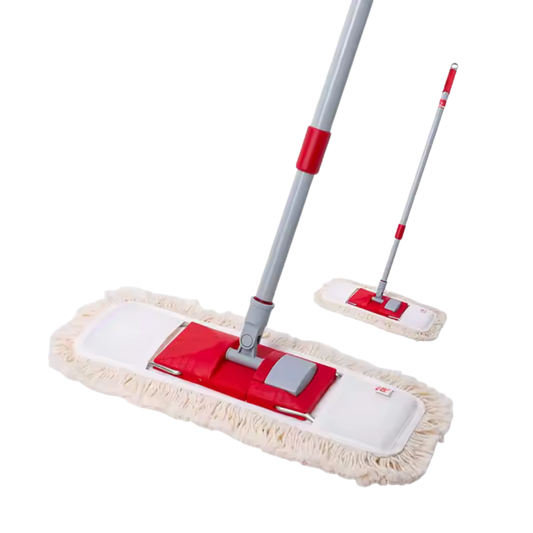 Cotton Mop - 40cm Mixed Cotton refill, 75-130cm telescopic metal handle