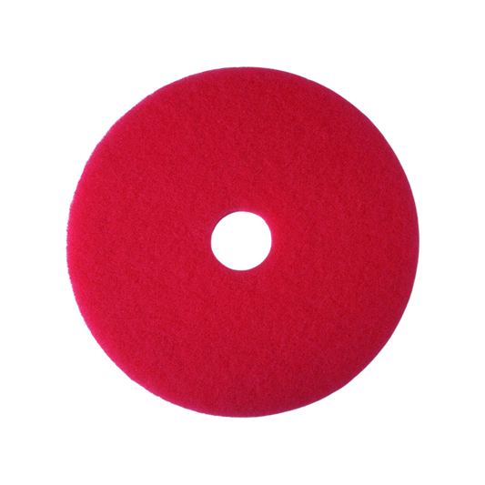 13" Red Buffer Pads - 1 piece, 5pcs/cs