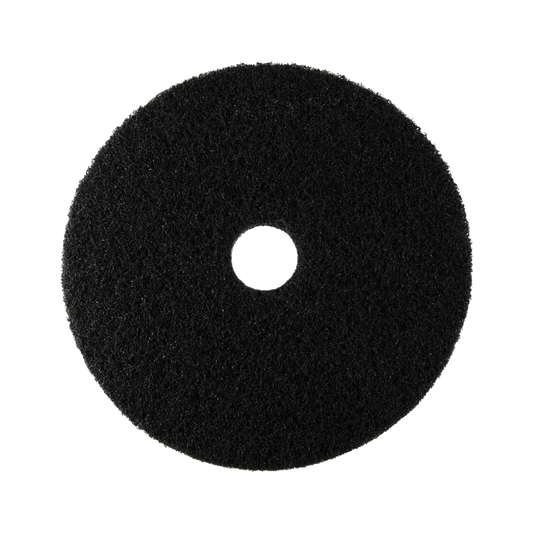 18" Black Stripper Pads - 1 piece, 5pcs/cs