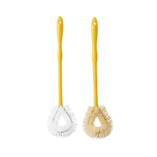 50.0 x 12.3 x 11.5cm Yellow Toilet Brush with Plastic Handle Brush Tampico Fill