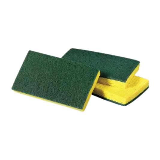 6.25" x 3.5" Medium-Duty Urethan Scrub Sponge - 20pcs