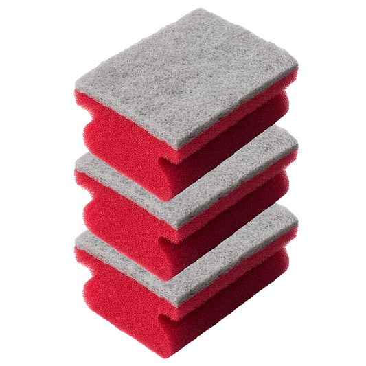 9.5x7x4.5cm Sponge Scouring Pad - 3pcs/pk