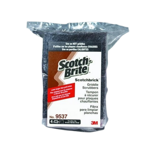 4" x 6" x 3" Griddle Scrubber - 4pcs