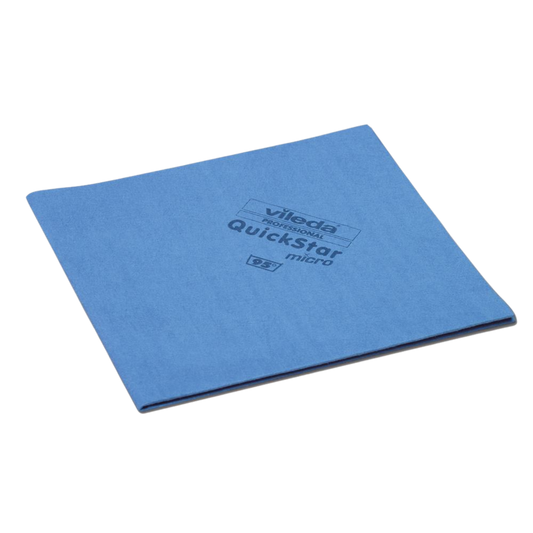 38cm x 40cm Blue MicronQuick Nonwoven Microfibre Cloth - 5pcs