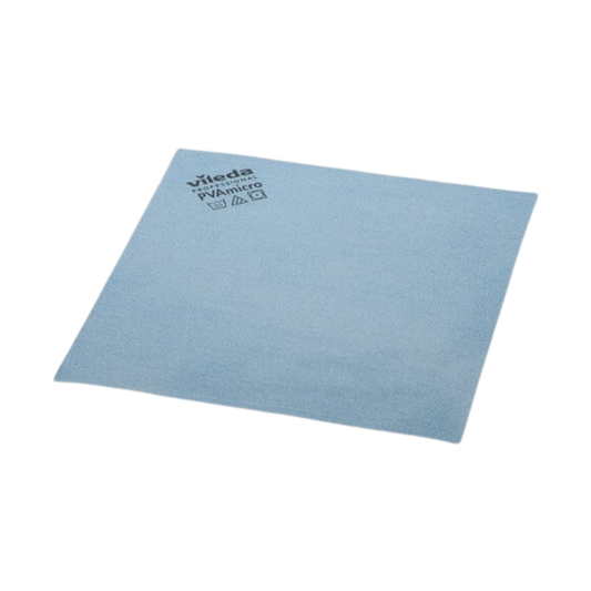 35cm x 38cm Blue PVAmicro Coated Microfibre Cloth - 5pcs