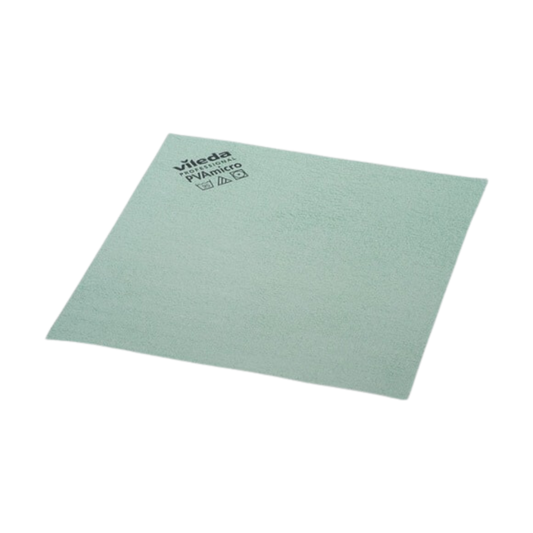35cm x 38cm Green PVAmicro Coated Microfibre Cloth - 5pcs