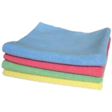 30x30cm Assorted Colour Microfiber Cloth Pack - 60pcs/pack, 5pack/cs