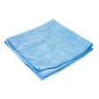 Blue Microfiber Cleaning Cloths 16" x 16" – 25 Pack (8 Packs per Case) Janitor's Choice