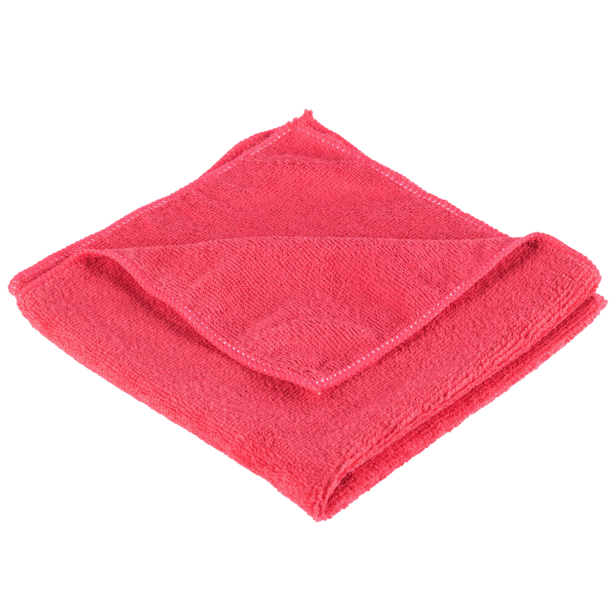 16 x 16 Red Microfiber Cloth - 25 pcs/pak, 8paks/cs