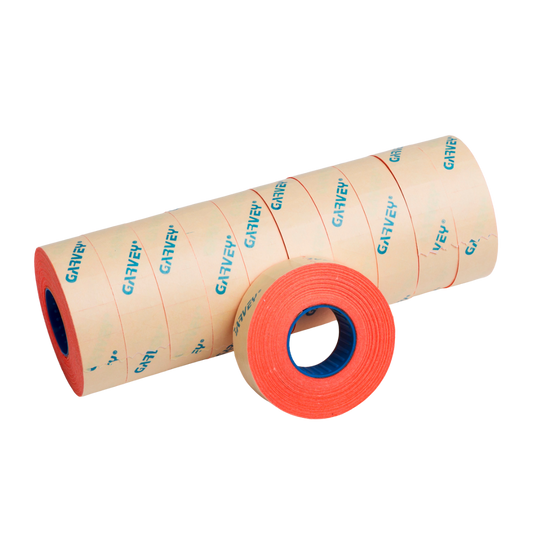Red Blank Price Label - 9 Rolls, 20sleeve/cs