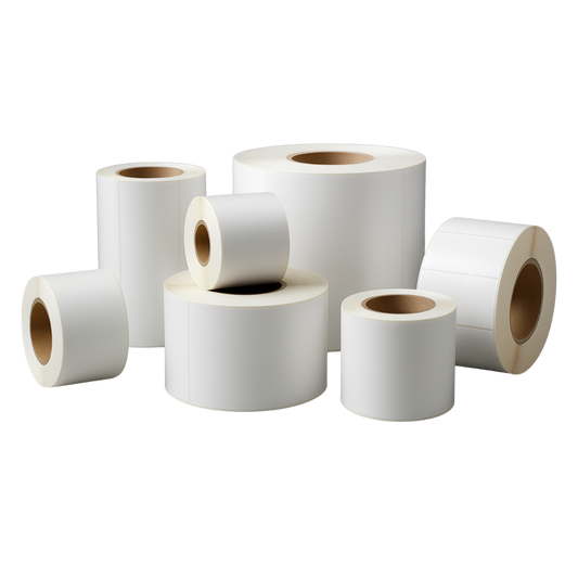 5.5" x 11" White Matte PP Label - 8rolls
