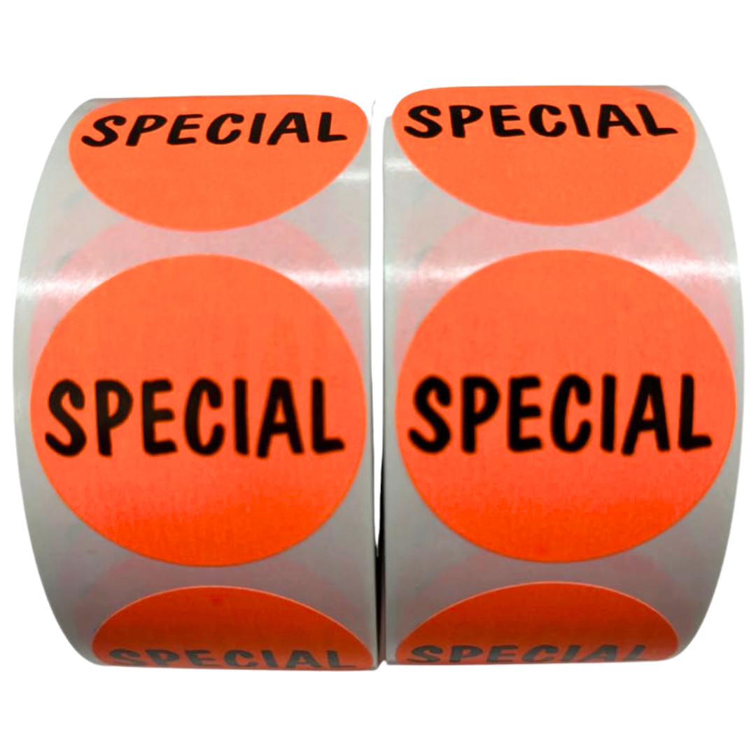 40mm Special Food Sticker Label - 1000x6r,6r x 15/cs