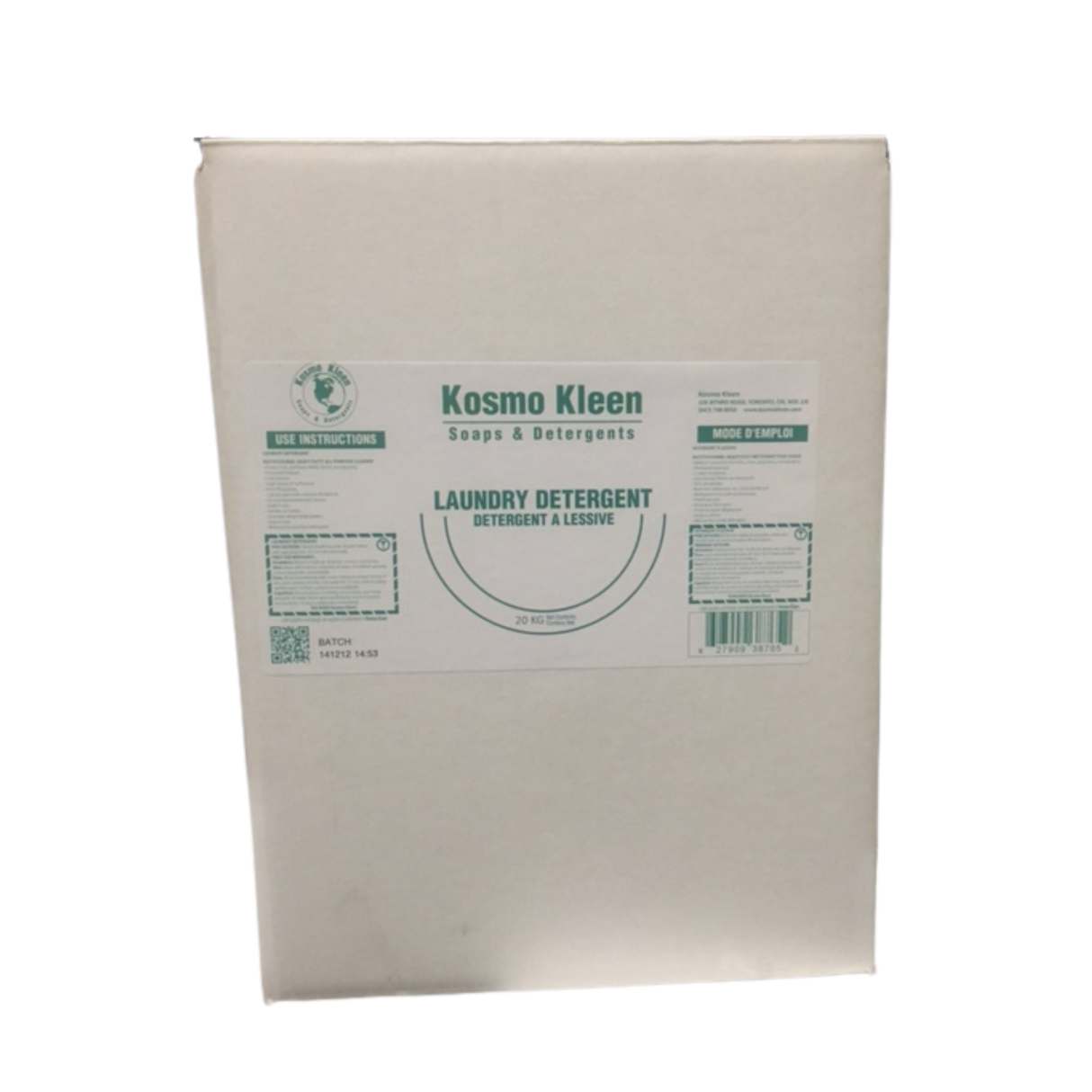 White Powder Laundry Detergent - 20kg