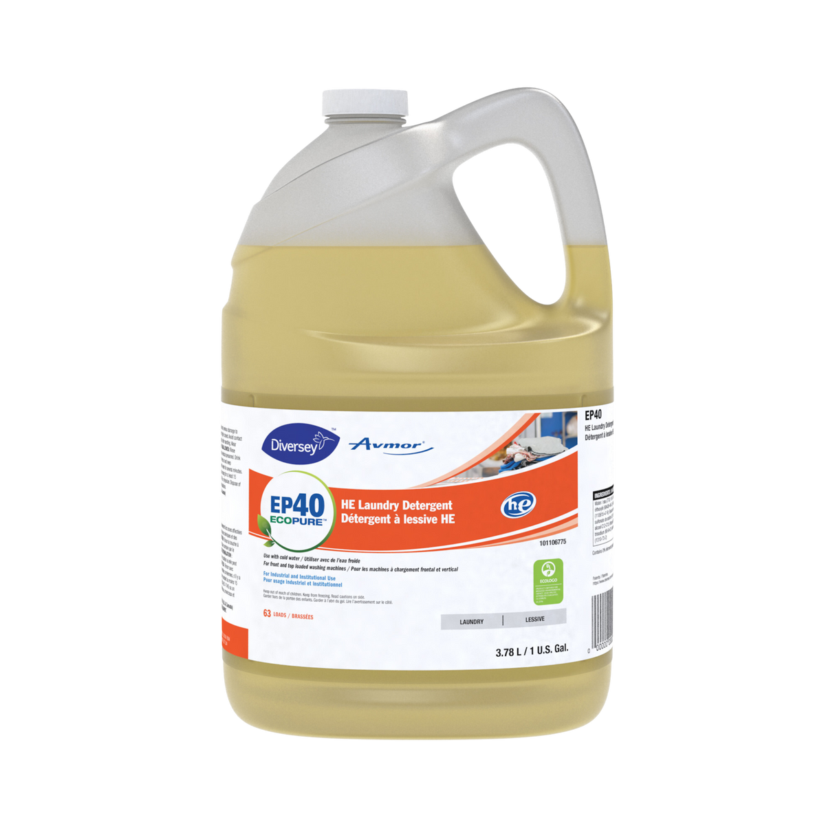 High Efficiency Laundry Detergent - 4 x 3.78L