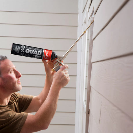 LePage Quad Foam Window and Door Installation Foam, Pale Yellow, 600 ml Can, Pack of 1 LePage®