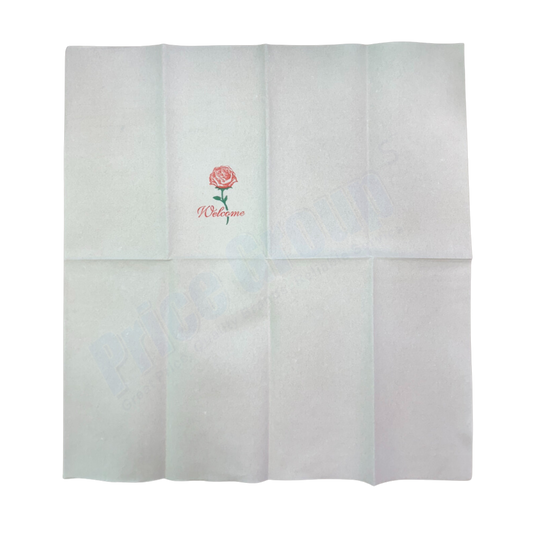 1/8 Fold Airlaid Printed Napkin - 50x6/case